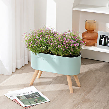 Dekorativer Blumentopf mit Ständer